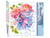 Peinture par Numéro Figured'Art - Fleurs et Poisson entrelacés - Kit de Loisir Créatif DIY Numéro d'Art Complet - 40x50cm sans châssis en bois