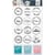 Tampons - Loisirs créatifs - Scrapbooking - Couronnes expressions - 12 pièces + 3 encreurs - Aladine