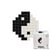Kit mosaïque DIY pixel art - Ying yang - Classique