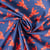 Tissu Coton imprimé Happy Homard sur fond Bleu