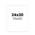 Passe-partout - Blanc - 24x30cm - Photo 15x20cm - Pour cadre - Encadrement