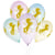 5 Ballons Licorne Or Ø33cm