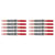 Lot de 10 Marqueurs V-Board Master S Rouge Begreen Pointe Extra Fine PILOT