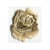 Ecusson thermocollant petite rose beige 3cmx3.5cm