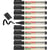 Lot de 10 Marqueurs Tableaux Blancs EDDING EcoLine 29 Noir - Pointe Biseautée 1-5 mm