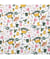 Tissu coton jardin de 150 cm de largeur Blanc vendu par 50 cm