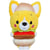 Peluche - Peluche Little Corgi Cuties 30 cm : Corgi - Burger