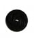 Carte de 3 boutons stries noir 23mm - Distrifil Noir