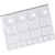 Oz international - Palette XXL rectangulaire en plastique 32 x 24,5 cm