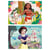 2 puzzles en bois disney princess : vaiana et blanche neige 2 x 50 pieces - dessin anime - educa - 19961