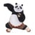 Peluche panda po ping pose 30 cm collection kung fu panda 4 - doudou enfant - peluche licence - NICOTOY