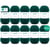 10 pelotes de laine - Vert sapin - 16 - 100% acrylique - 3,5/4,5 mm - Gründl - Lisa Premium