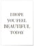 Affiche Beautiful | A3 : 29,7x42cm