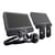 Lenco Lecteur DVD Portable Double Écran 9 pouces avec Casques et Batterie Intégrée Noir