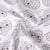 Tissu Coton à colorier Happy Popit sur fond Blanc