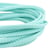 Bobine 50m Cordon damier polyester 5mm bleu d'eau