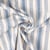 Tissu Coton d'ameublement Eugene Rayures Bleu denim sur fond Naturel