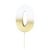 Bougie Chiffre 0 - Ombré Or