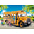 PLAYMOBIL Jouet de construction 46 pieces autobus scolaire avec effets lumineux jaune - 70983