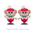 Alice au pays des merveilles - Pack 2 Figurines POP! Tweedle Dee & Dum 5 cm