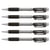 Porte-mines PENTEL Fiesta II - Pointe 0,7 mm - Corps noir - Lot de 5