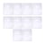 10 grands protège cahier - 24x32cm - Transparent - Avec porte étiquette