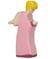 Figurine Crèche de Noël - Ange debout rose - Holztiger