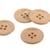 Bouton 100% nacre rond beige antilope