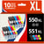 Pack 10 cartouches compatibles CANON PGI550/CLI551 XL - 123CONSOMMABLES