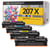 207X - Pack 4 toners HP 207X / 207A compatibles M255dw M283fdw M282nw - 123CONSOMMABLES