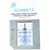 Aiguille double SCHMETZ - Double Stretch - 2.5/75 - Argent - Acier