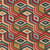 Tissu Jacquard d'ameublement Dada géométrique sur fond Multicolore