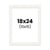Passe-partout - Blanc cassé - 18x24cm - Photo 10x15cm - Pour cadre - Encadrement