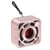 Mini Enceinte Bluetooth Sans Fil Portable Avec Subwoofer Transparent Design Unique Rose YONIS