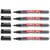 Lot de 5 marqueurs pour tableaux blancs - EDDING 361 - Pointe fine 1 mm - Noir