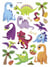 STICKERS GEL 3D - DINOSAURES