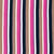 Tissu Viscose gaufré Rayé fuschia et taupe sur fond Blanc