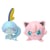 Coffret 2 pokémon battle figure larmeleon + rondoudou - pokémon - figurine action - 97627