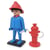 figurine resine Le pompier – Vintage collection - Plastoy