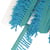 Planchette 25m Frange déco non lavable Bleu Acier 32mm