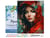Peinture par Numéro Figured'Art avec Cadre - Femme au foulard rouge - Kit de Loisir Créatif DIY Numéro d'Art Complet - 40x50cm toile tendue sur châssis