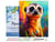 Peinture par Numéro Figured'Art avec Cadre - Suricate Coloré Abstrait - Kit de Loisir Créatif DIY Numéro d'Art Complet - 40x50cm toile tendue sur châssis