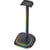 Support casque gamer - K-STAND-NEON RGB - Filaire - Éclairage RGB - Noir