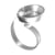 Fimo - Bague Fimo avec cuve ovale