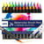 Set de peinture aquarelle 24 pinceaux brush Qbix