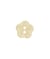 Carte de 3 boutons Fleurs blanc 18mm - Union Knopf Jaune
