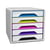 Bloc de classement 5 tiroirs standards Smoove Blanc et multicolore Arctic - CEP