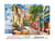Peinture par Numéro Figured'Art avec Cadre - Ruelle à paris - Kit de Loisir Créatif DIY Numéro d'Art Complet - 40x50cm toile tendue sur châssis