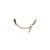 Fermoir pour bijou assemblé, 2mm ø, or, 1 pce