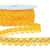 Bobine 25m Galon robe fil métallisé Jaune Or 14mm